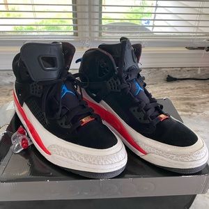 Jordan Spizike Black/New Blue/White-Infrared